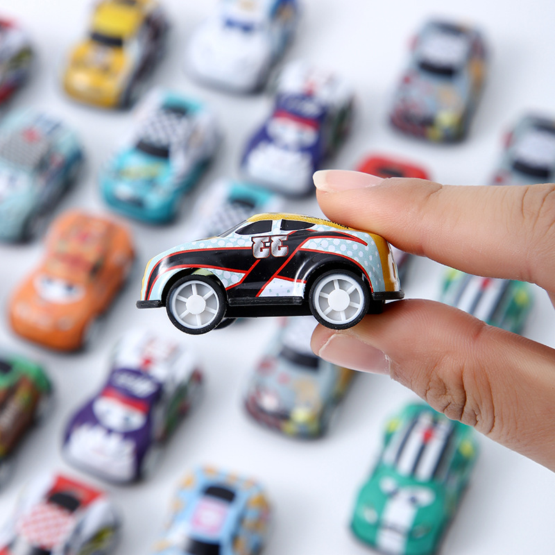 factory cross-border tiktok metal car metal car car pull back car children's toy car racing kindergarten gifts details Picture
