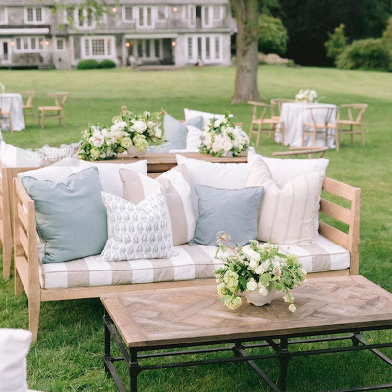 american style solid wood sofa european style french style country style rattan leisure restaurant and cafe b & b vintage furniture full figure