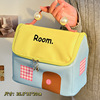 dopamine small house cosmetic bag women's large capacity partition portable 2025 new waterproof travel carrying case Specification drawing