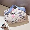 original cute cartoon printing storage bag cross-border large capacity portable cosmetic bag female portable travel toiletry bag details Picture