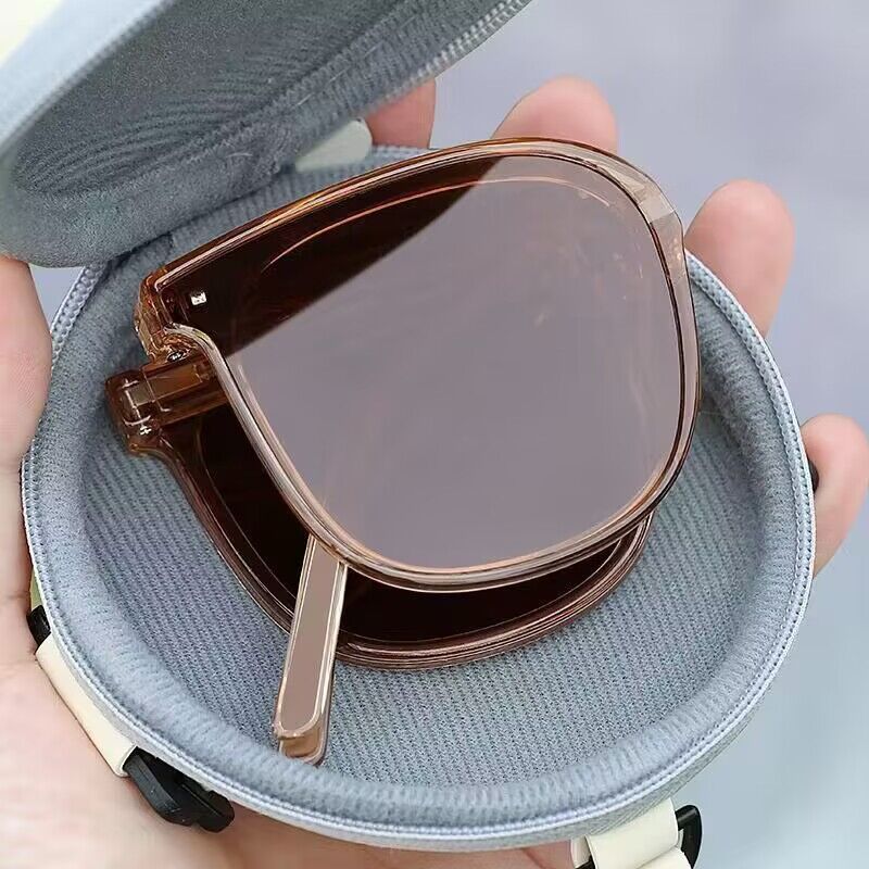 new focus folding sunglasses for women driving glasses anti-glare outdoor glasses lightweight folding sunglasses spot details Picture