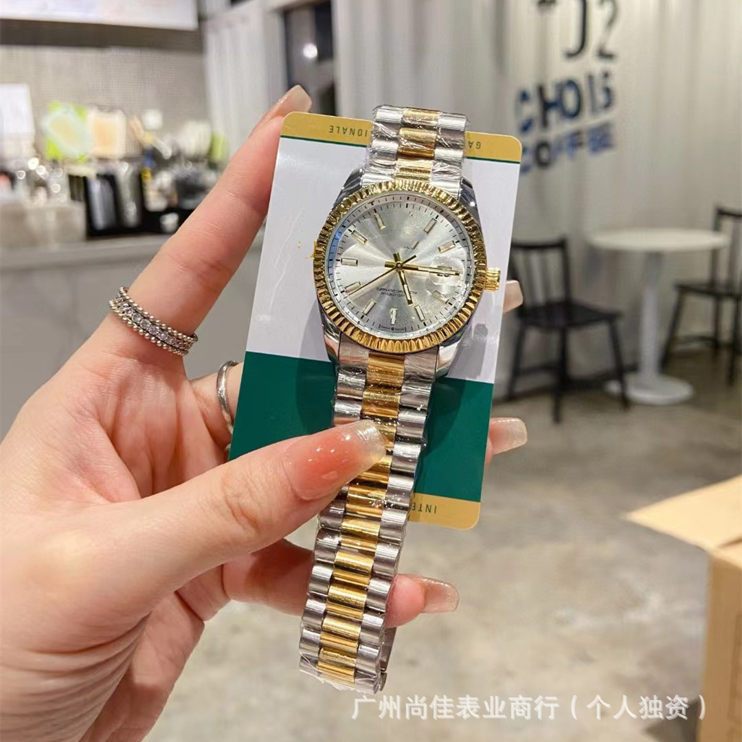 factory supply lao jia log series business casual solid three-bead steel belt quartz watch men's famous watch Application Scenario