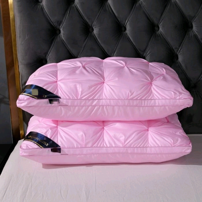 twisted 48 × 74cm star hotel high and low pillow household non-collapse cervical pillow insert washable pillow inner Item Picture
