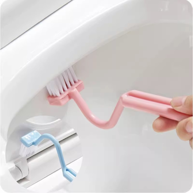 toilet s-type toilet brush japanese style dead corner cleaning brush creative toilet brush plastic curved brush toilet brush full figure