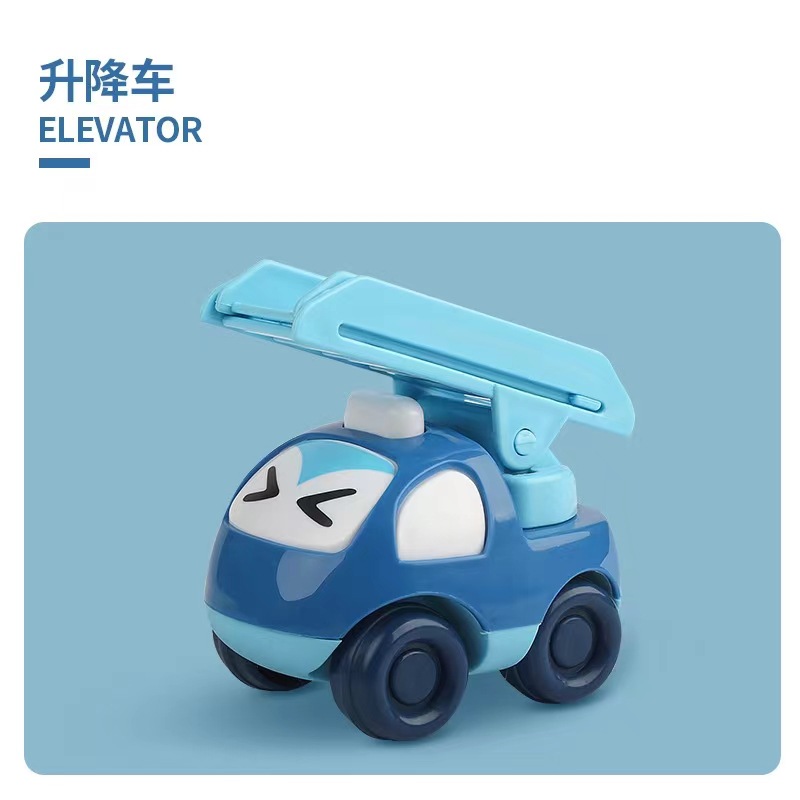 children's inertia toy car baby 1-3 years old warrior engineering car 6 months baby puzzle 2 boys and girls details Picture