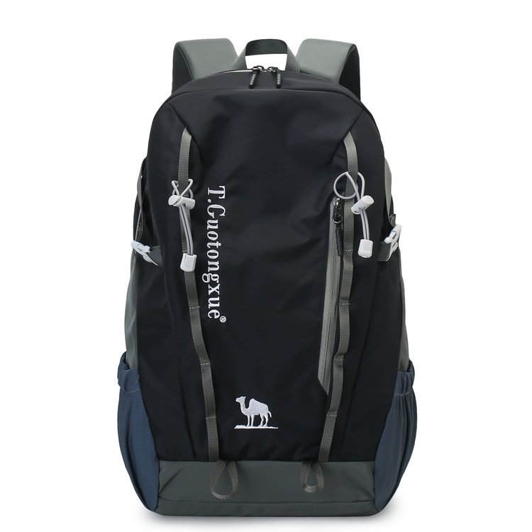 camel same style large capacity cross-border fashion backpack outdoor leisure travel bag high school student mountaineering backpack spine protection details Picture