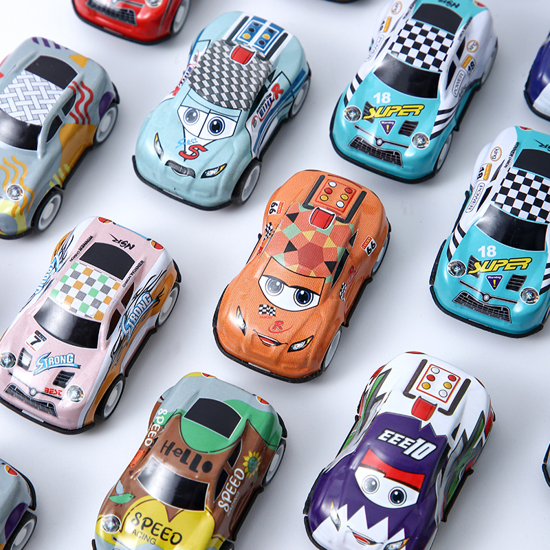 factory cross-border tiktok metal car metal car car pull back car children's toy car racing kindergarten gifts Application Scenario