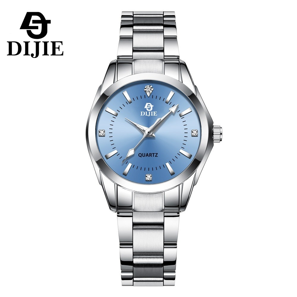 trendy brand men's and ladies' watches simple steel belt quartz watch elegant watch men's good-looking couple light luxury watch Specification drawing