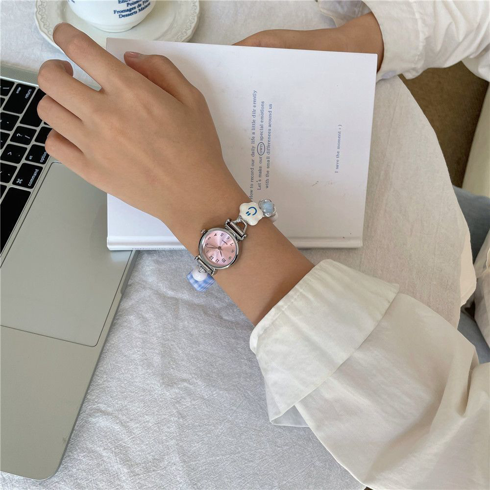 jk girl watch students only look at the time children junior high school girls high school girls 5 new special-interest design Specification drawing