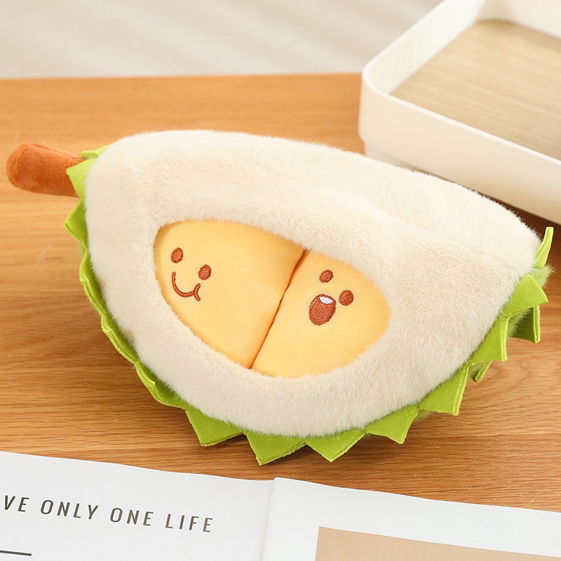 decompression durian doll plush toy emulational creative reward tearable removable fruit doll birthday gift full figure