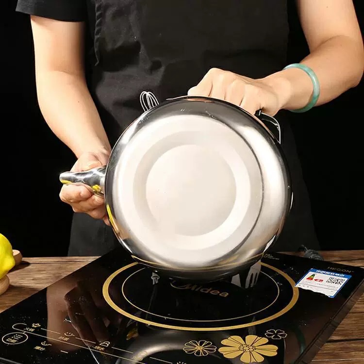 Thickened stainless steel kettle, household large-capacity boiling water kettle, teapot, gas stove, induction cooker, universal Specification image