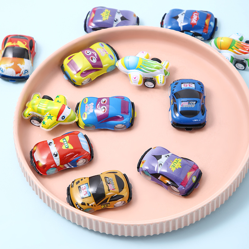 mini inertia car pull back car racing toy car small aircraft model drop-resistant boy small gift wholesale details Picture