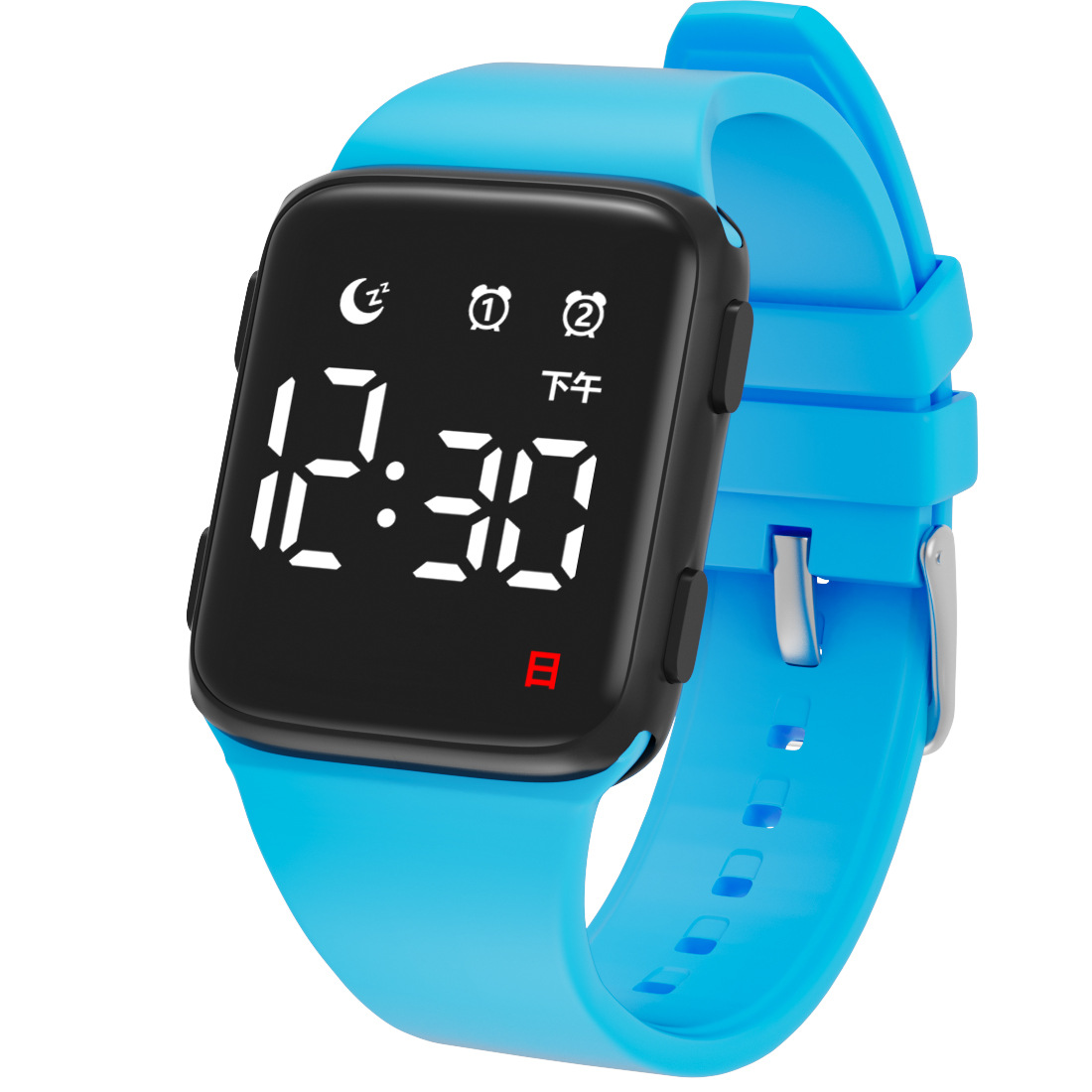 2024 new arrival electronic led chinese with alarm clock week luminous waterproof sports fashion watch for students Application Scenario