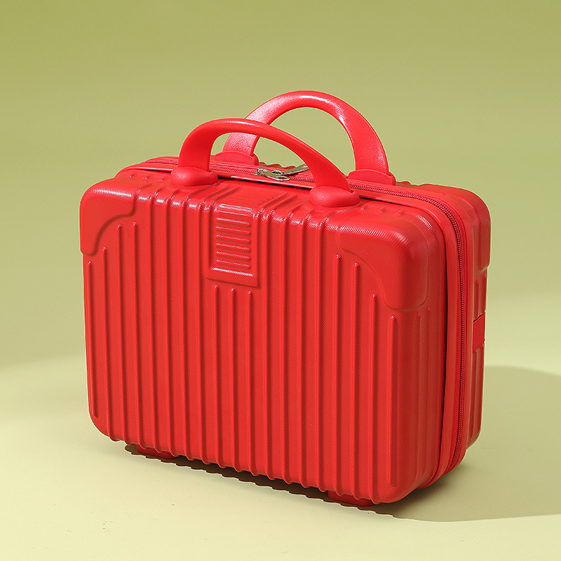 customized suitcase mini small suitcase 14 cosmetic case hand gift bag small suitcase password suitcase full figure