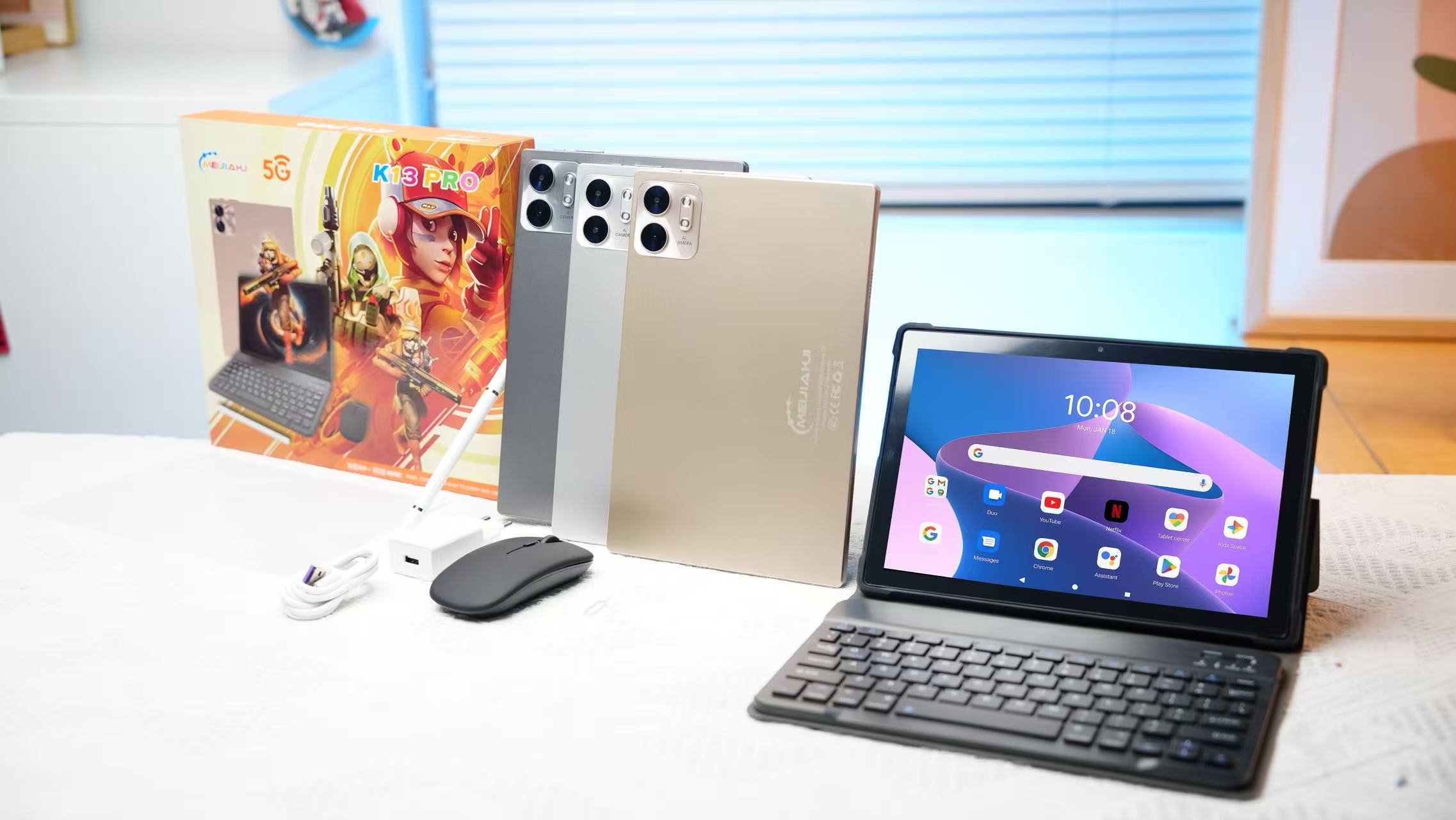 The K13PRO tablet with a stylus and mouse is selling well overseas