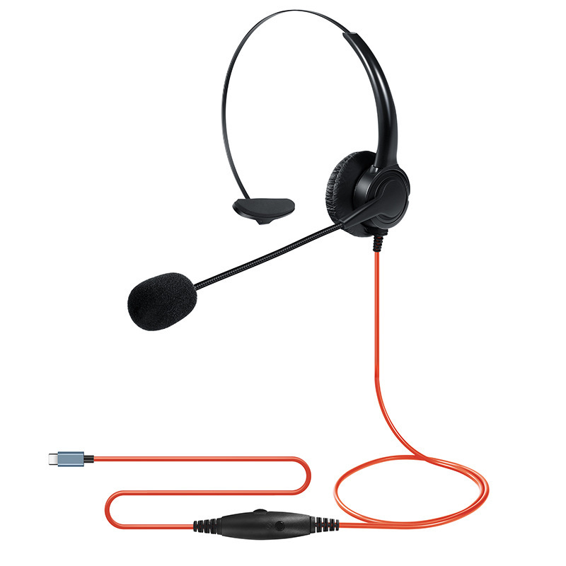 head wear telephone traffic headset customer service electric sales online course teaching business office desktop computers and laptop mobile game headset Specification drawing