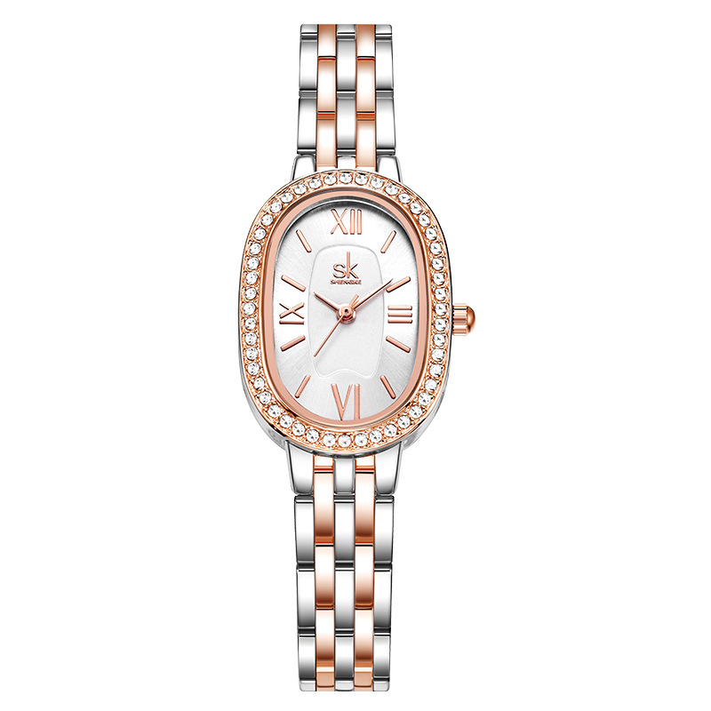 sk women's watch female niche high-grade zircon shenzhen watch cross-border foreign trade hot quartz watch waterproof women's watch Application Scenario