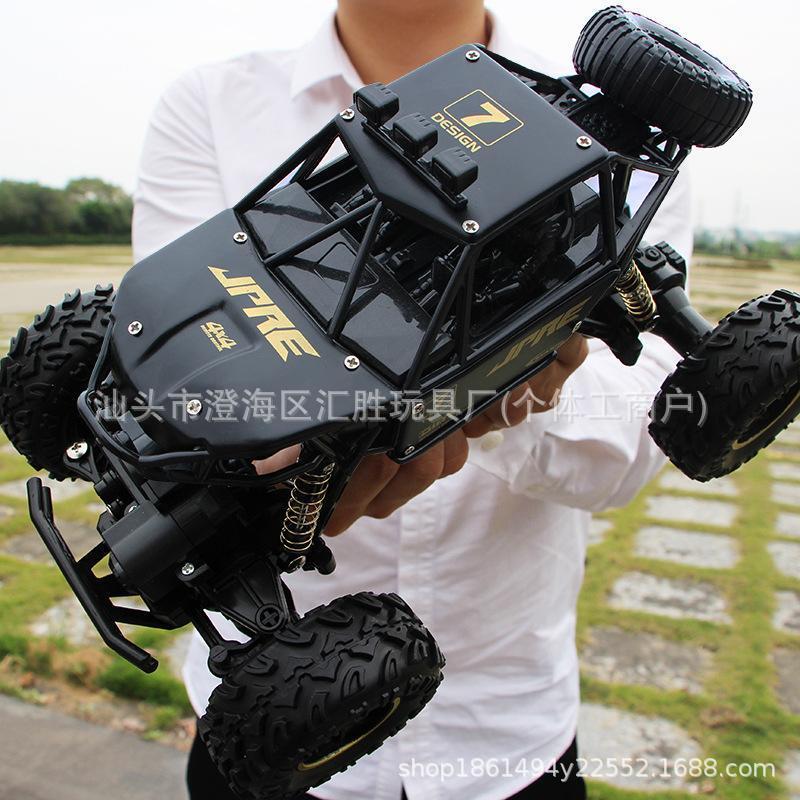 fall-resistant giant rock crawler alloy mountain remote control car toy car children's high-speed six-drive climbing racing car full figure