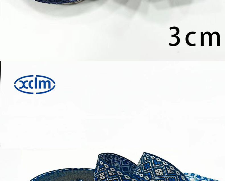 Fashionable 3.2cm new ethnic style jacquard hemmed webbing fabric, exquisite collar, ethnic minority clothing accessory belt pic 9