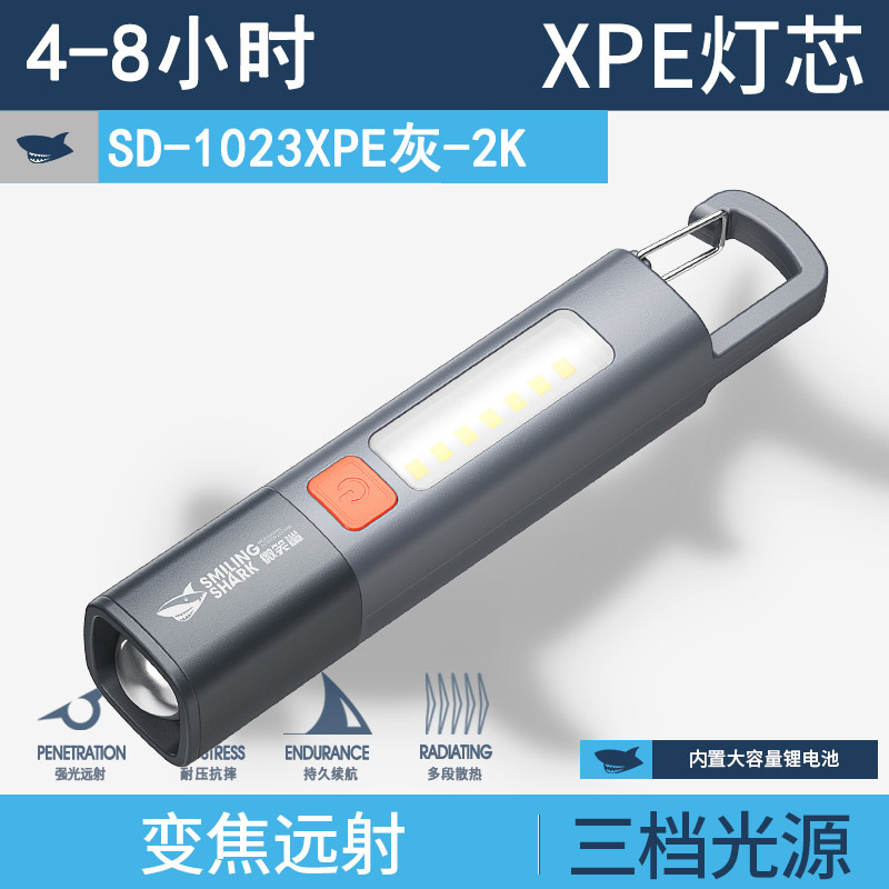 strong light charging camping lantern cross-border flashlight zoom cross-border outdoor flashlight mini torch mini strong light Application Scenario