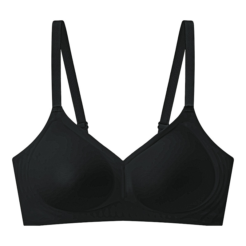 cool underwear women's thin summer push up jelly glue upper support seamless thin breathable soft support bra without steel ring Application Scenario