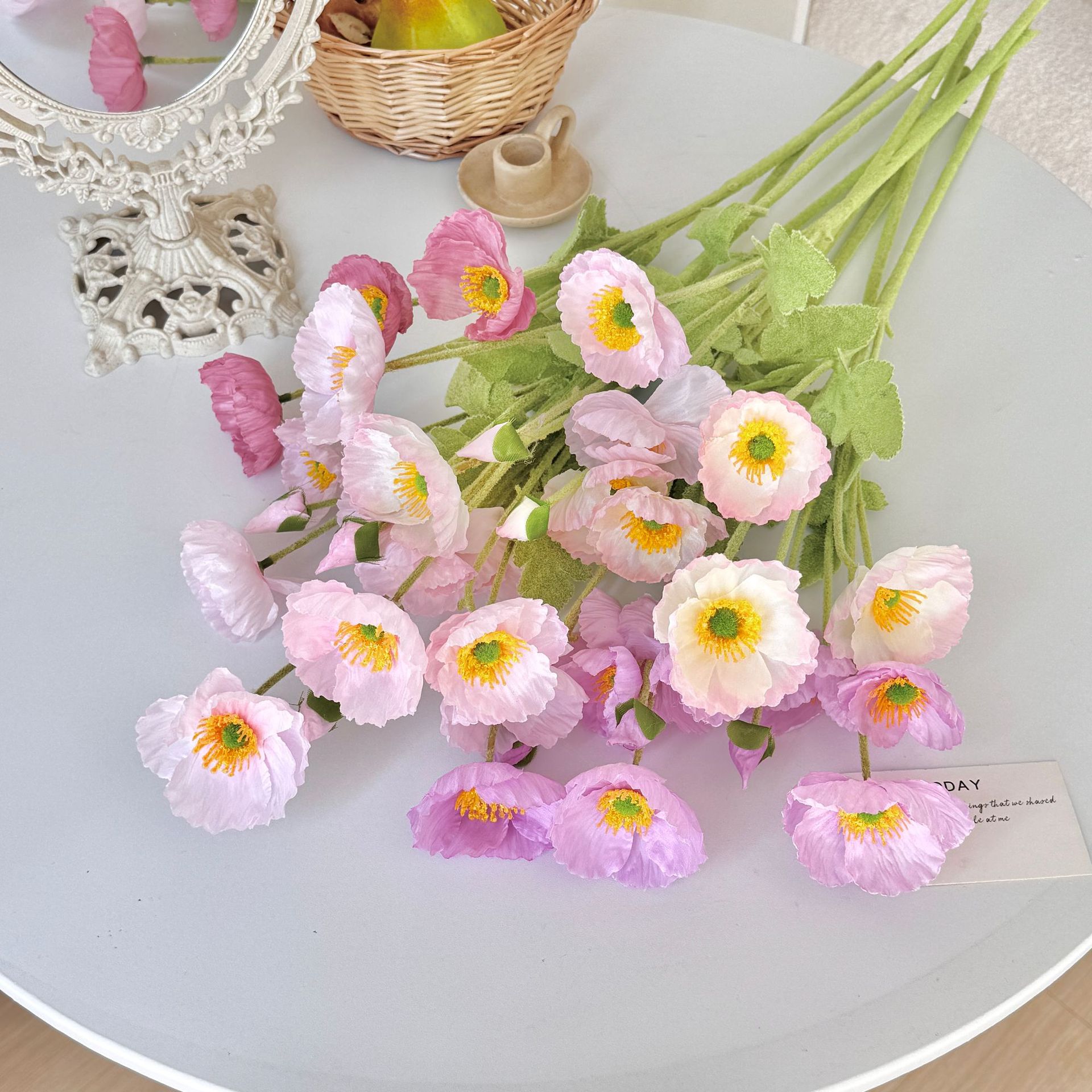 yumeiren artificial flower advanced sense realistic wedding scene layout domestic ornaments artificial flowers silk flower fake flower Application Scenario