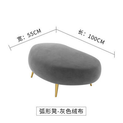 light luxury clothing store curved sofa combination internet celebrity office sales office front desk reception small apartment reception furniture Application Scenario