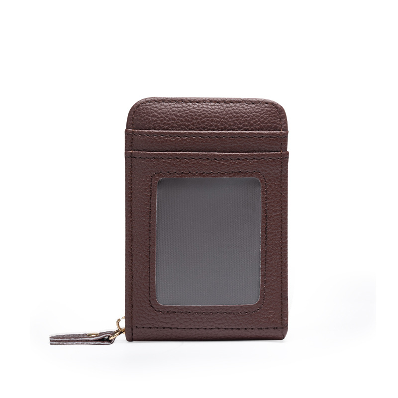 cross-border spot expanding card holder litchi pattern hot coin purse card holder card holder large capacity multiple card slots document package full figure