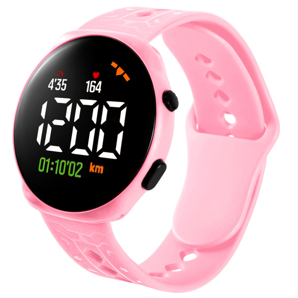 new fashion led student watch outdoor sports waterproof round children electronic bracelet & watch in stock wholesale full figure