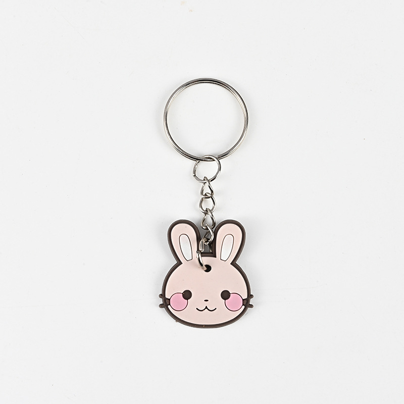 cute cartoon cartoon keychain bag car diy pendant color ornament accessories pvc flexible glue customization Application Scenario