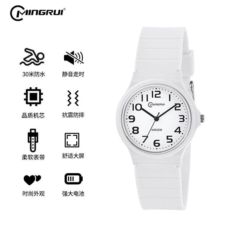 junior high school student examination watch mute student watch boy women's quartz watch niche high school waterproof mechanical watch Application Scenario