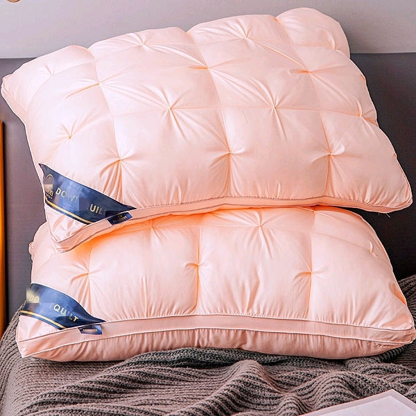 twisted 48 × 74cm star hotel high and low pillow household non-collapse cervical pillow insert washable pillow inner details Picture