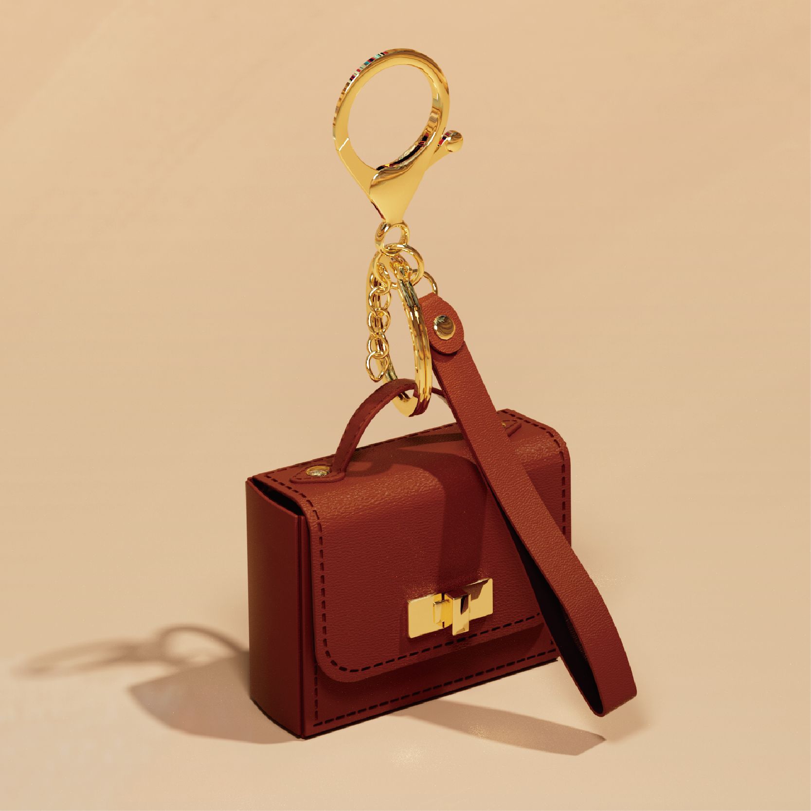 mini small bag keychain pu leather rope handle coin purse accessories pendant cell phone bag jewelry hang decorations gift full figure