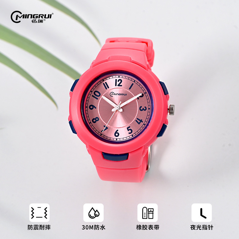 famory student fashion waterproof boys quartz watch sports trend pointer watch mute examination exclusive junior high school students Application Scenario