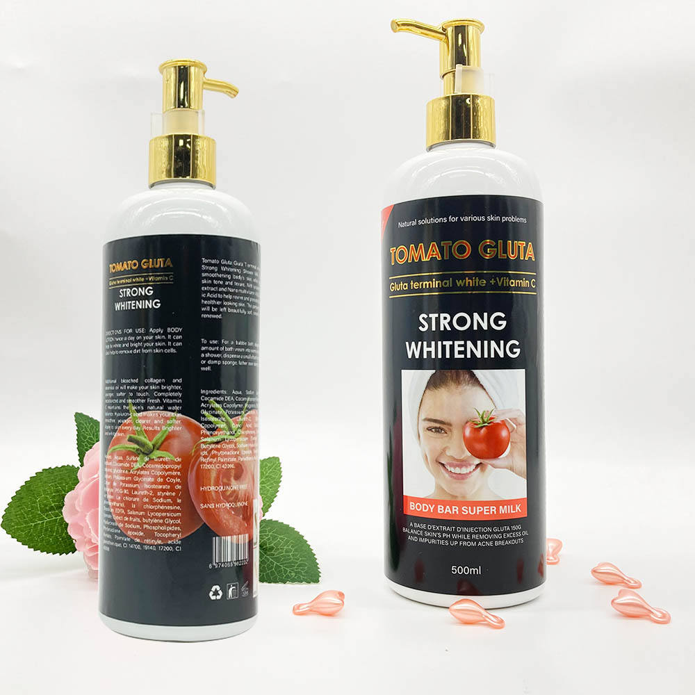 Gluta Terminal White Tomato Strong Whitening Body Milk Specification image