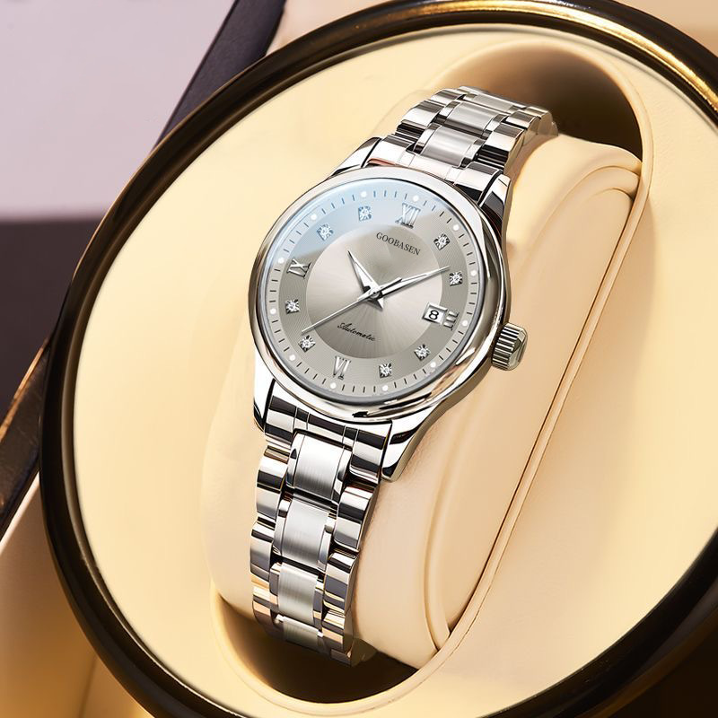 gubosen popular women's watch waterproof fashion imitation mechanical watch tik tok live stream hot sale at aliexpress one piece dropshipping Application Scenario