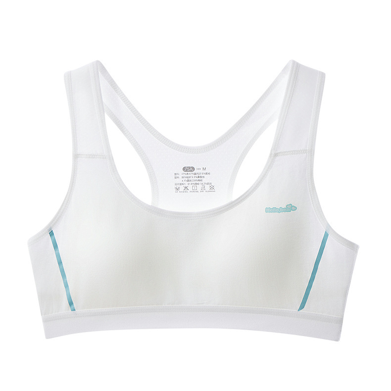 [sports style] girl bra middle school students student puberty growth period underwear shockproof women's vest 2528 Application Scenario