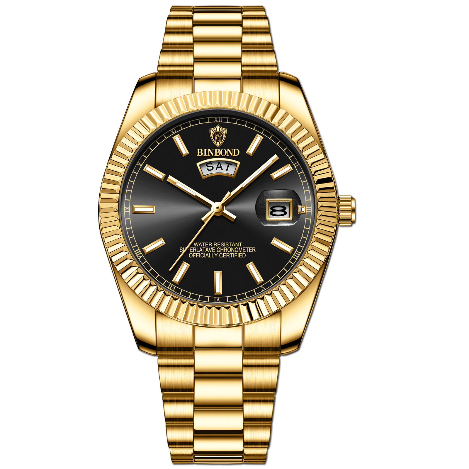 log new watch men's steel belt waterproof leisure classic double calendar luminous men's watch simple atmospheric men's watch Application Scenario