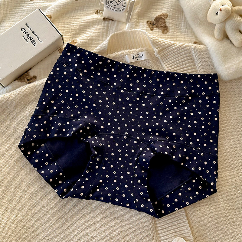 fiberglass antibacterial women's boxer cotton underwear women's printed plus size underwear lengthened cotton crotch sheath boxer shorts Application Scenario