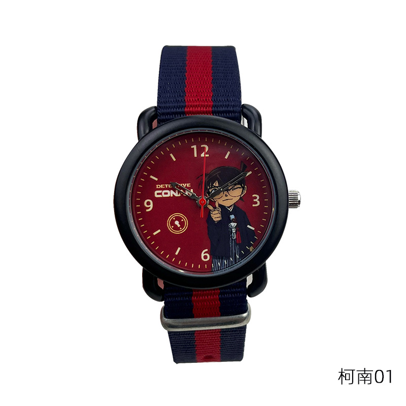 detective conan watch cute cartoon fashion student boys girls children quartz electronic watch birthday gift Application Scenario