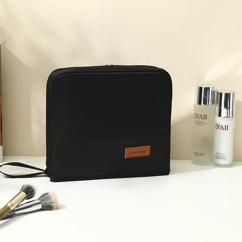 new vertical cosmetic bag large capacity good-looking waterproof portable storage bag portable out multi-partition wash bag details Picture