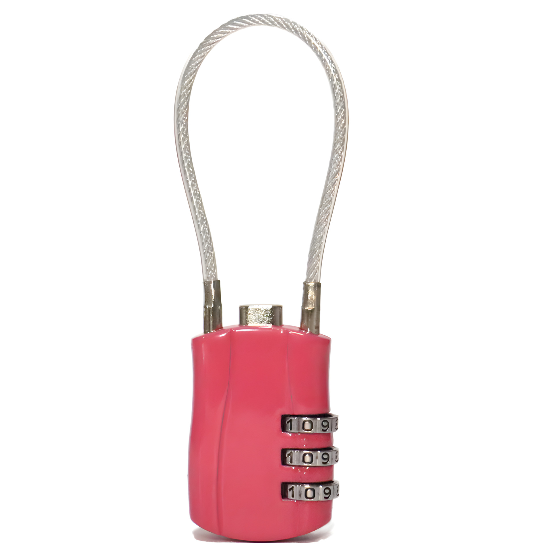 helmet lock security lock luggage lock wire lock motorcycle electric car helmet lock helmet padlock with password required Item Picture