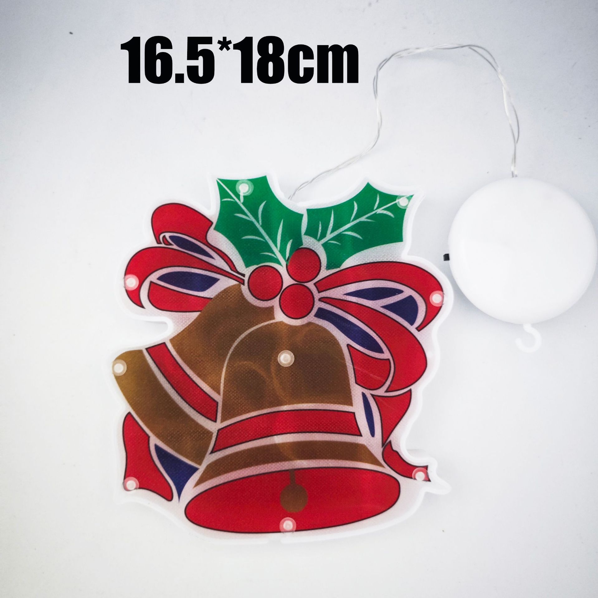 cross-border supply led christmas decorative lights door hanging window layout sucker light window stickers xingx hanging light colored light full figure