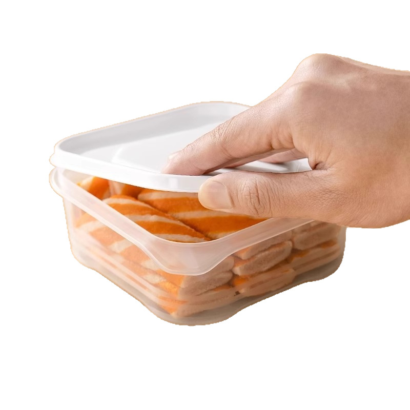 refrigerator freezing storage box plastic crisper food grade special kitchen cooking sub-packaging frozen meat sealed storage box Item Picture