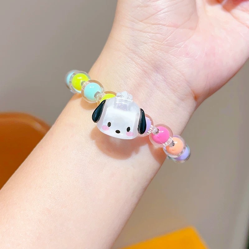 summer popular cartoon sanrio bracelet cute clow m jewelry female travel versatile sanrio little girl Specification drawing