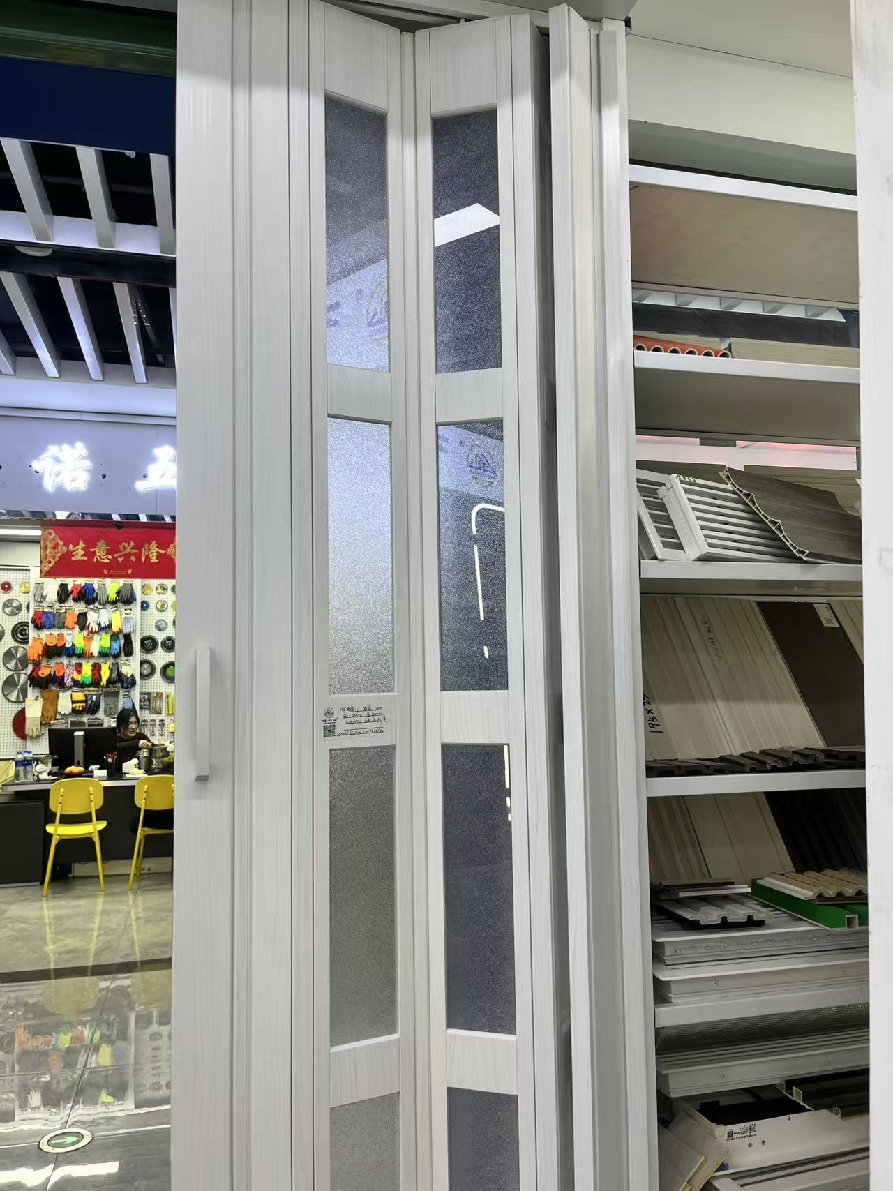 PVC推拉门pvc折叠门 厨房隔断门现代简约设计 防潮耐用