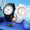 children's cartoon doraemon silicone watch pokonyan boys and girls junior high school quartz watch large dial luminous Item Picture