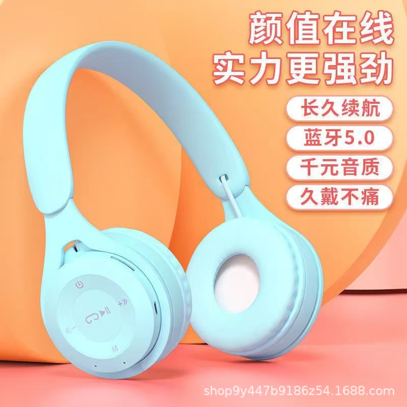 cross-border hot macaron headset bluetooth headset game call 2025 new y08 y08 wireless Application Scenario