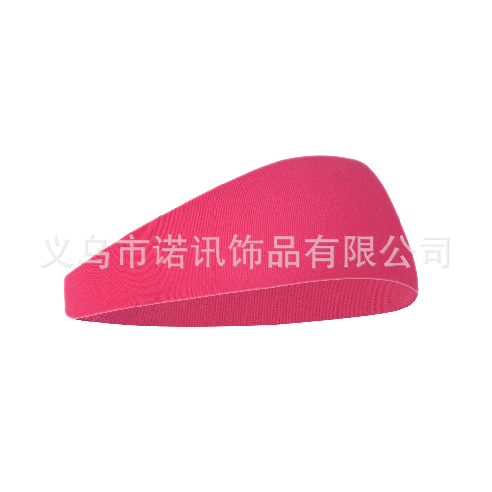 amazon new running fitness hair band men and women sports yoga sweat absorbing stretch cotton headscarf solid color headscarf Item Picture