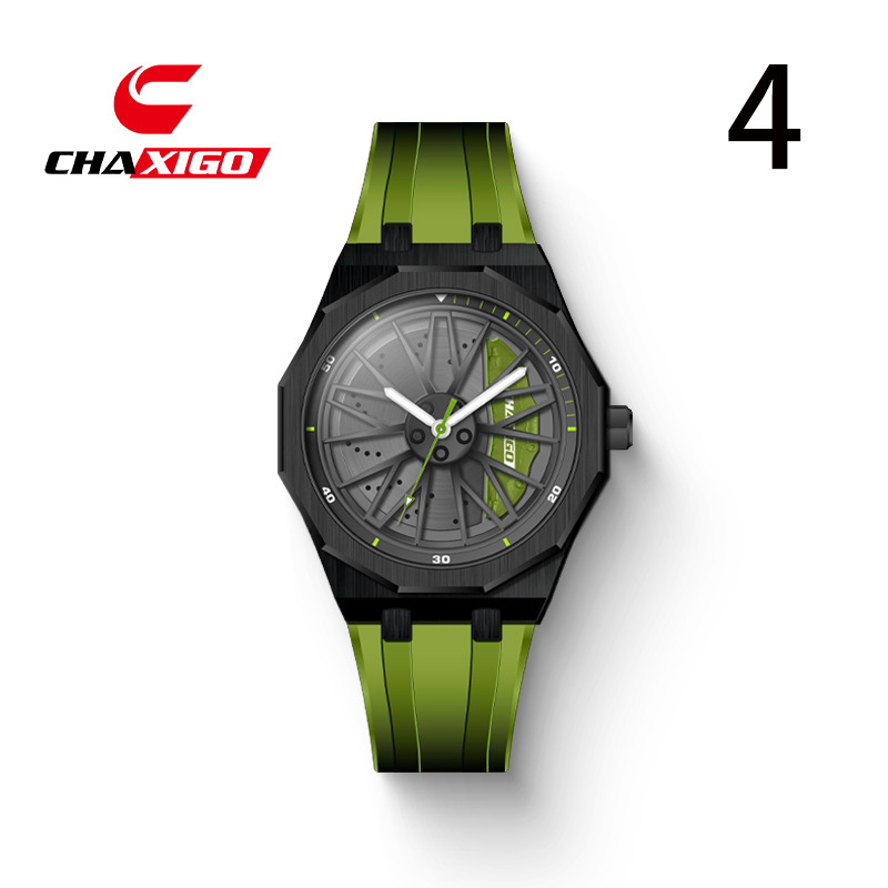 chaxigo new brand watch wheel rotating quartz watch cross-border fashion waterproof men's watch Application Scenario